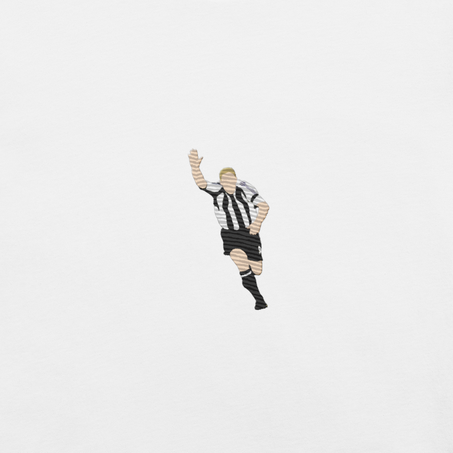 Alan Shearer | Newcastle United | Embroidery | Organic Cotton T-shirt