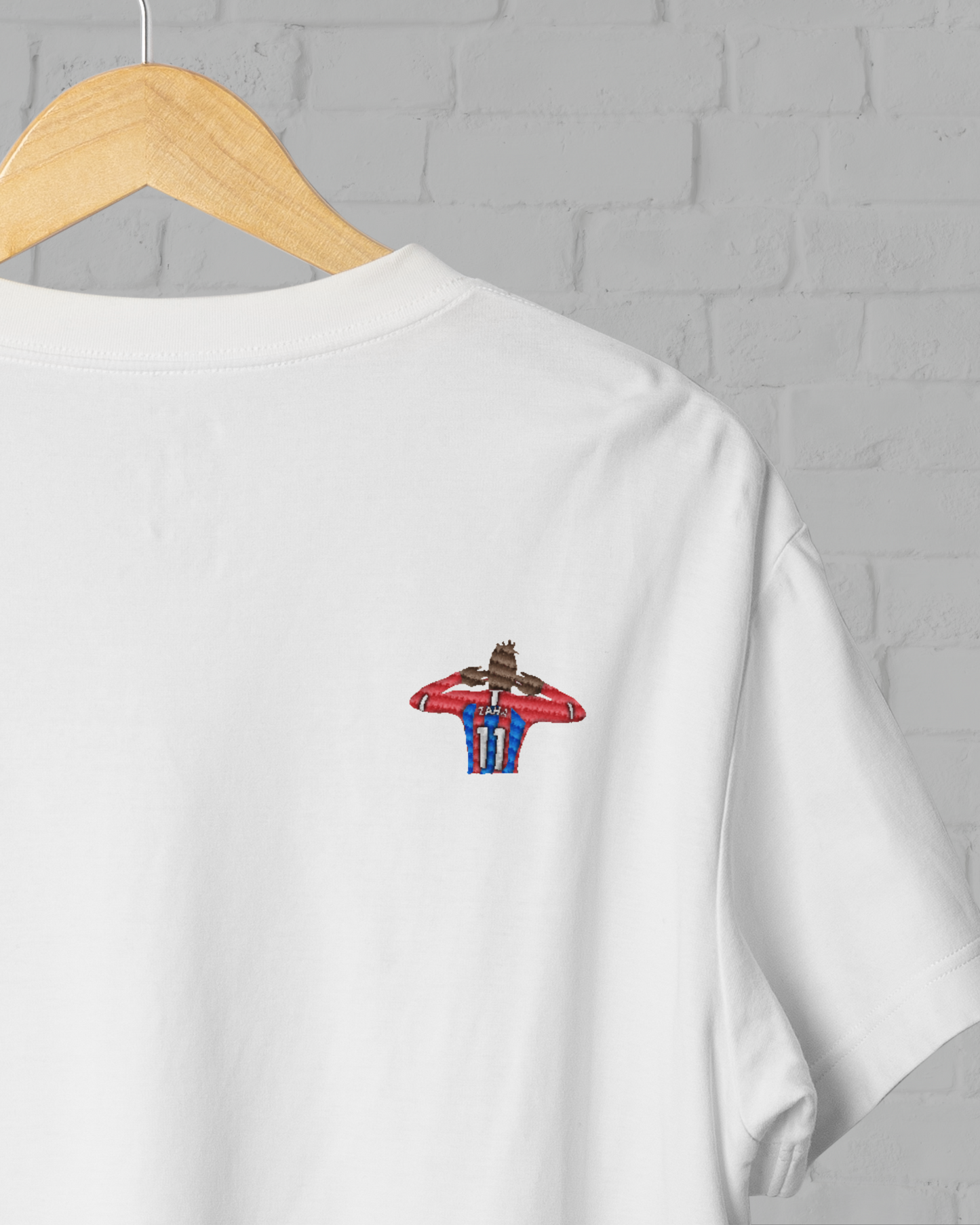 Wilfried Zaha | Crystal Palace | Embroidery | Organic Cotton T-shirt