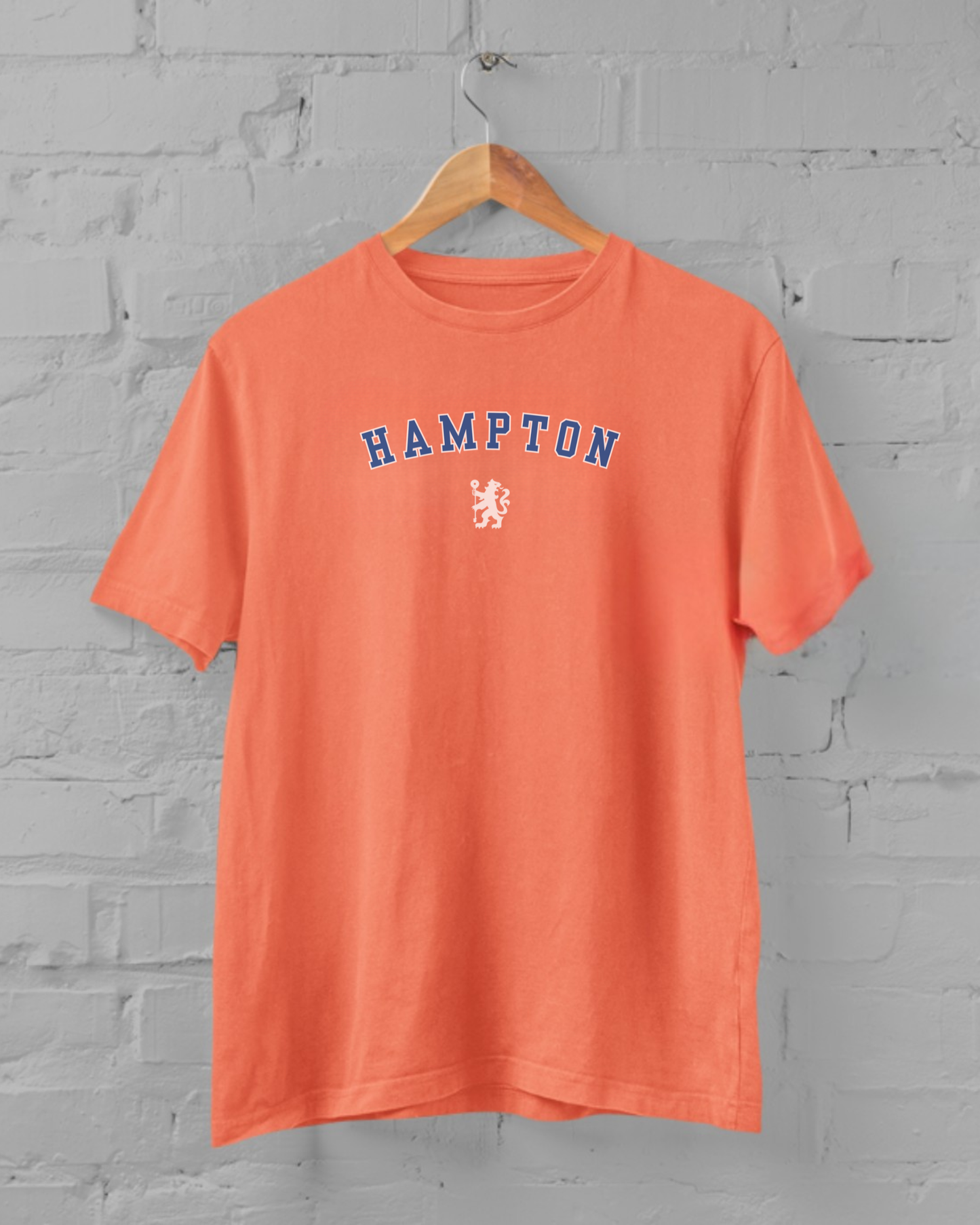Hannah Hampton | Chelsea | Orange Print | Organic Cotton Unisex T-shirt