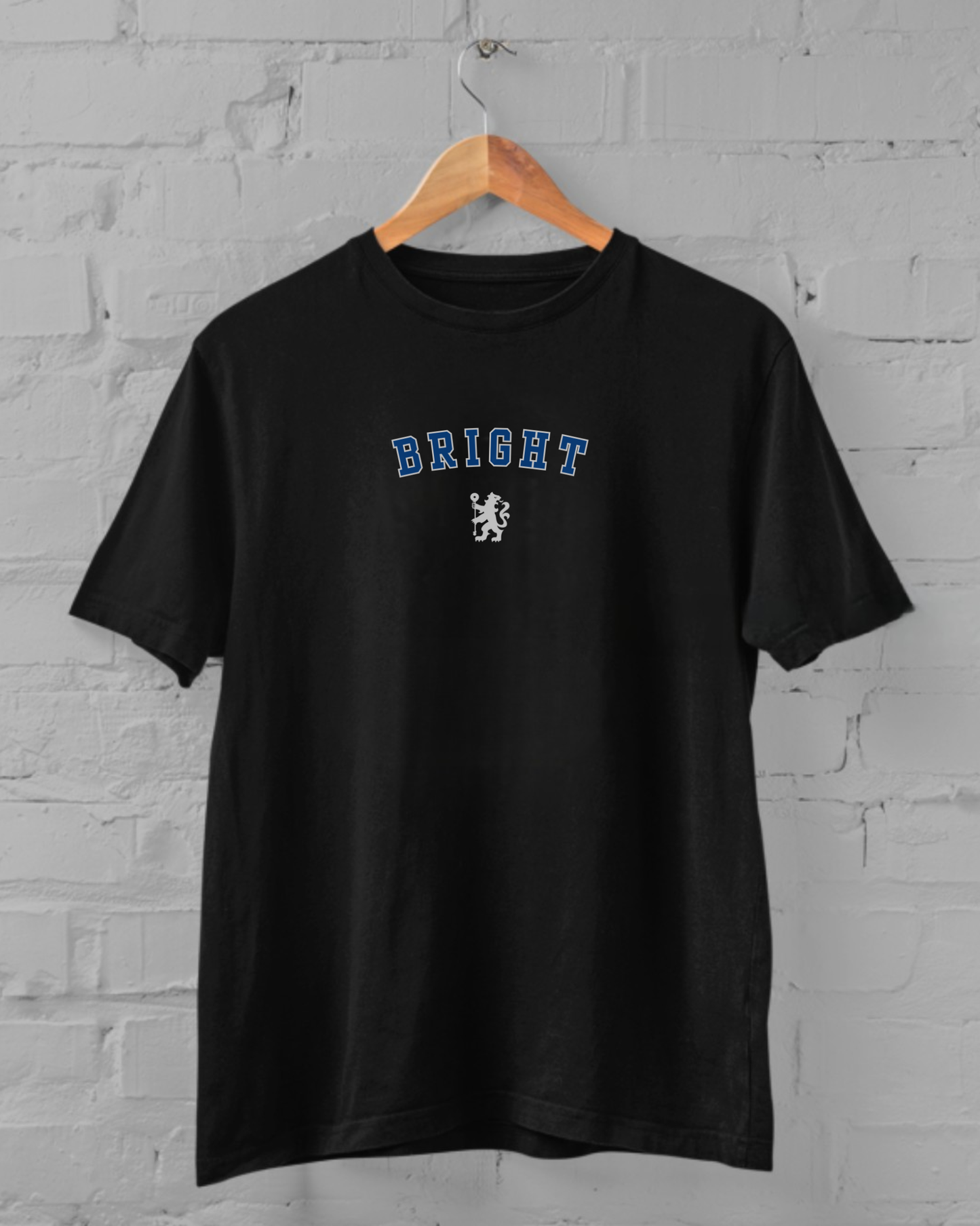 Millie Bright | Chelsea | Print | Organic Cotton Unisex Black T-shirt