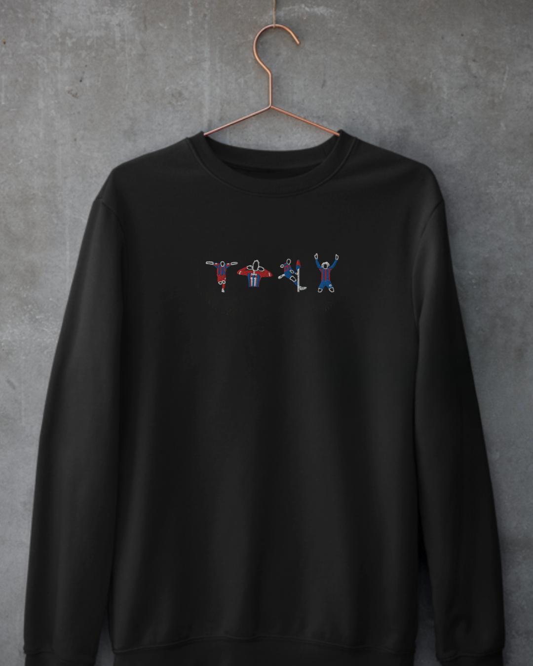Icons Through The Years | Crystal Palace | Embroidery | Sweatshirt