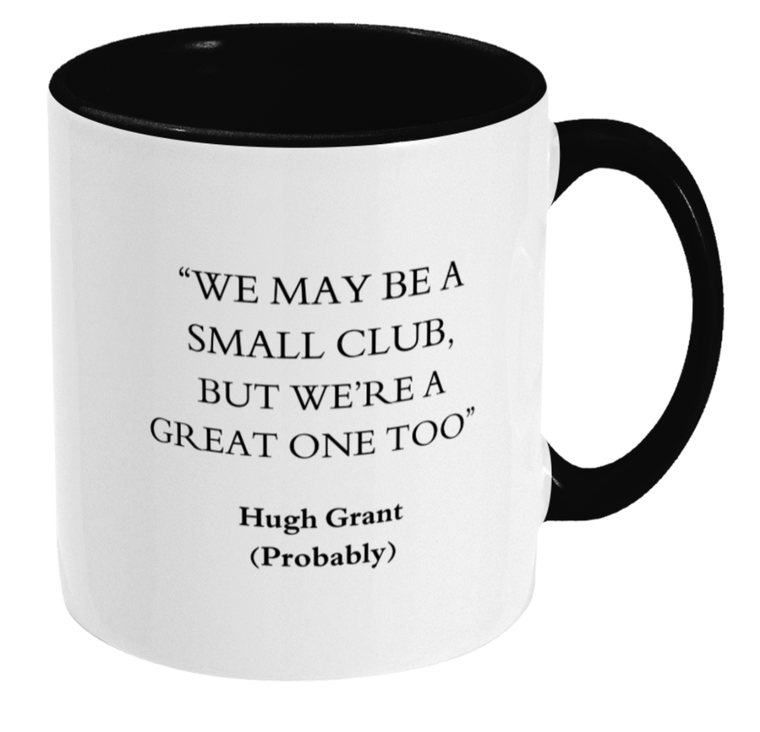 Hugh Grant Love Actually Mug | Fulham | Two Toned