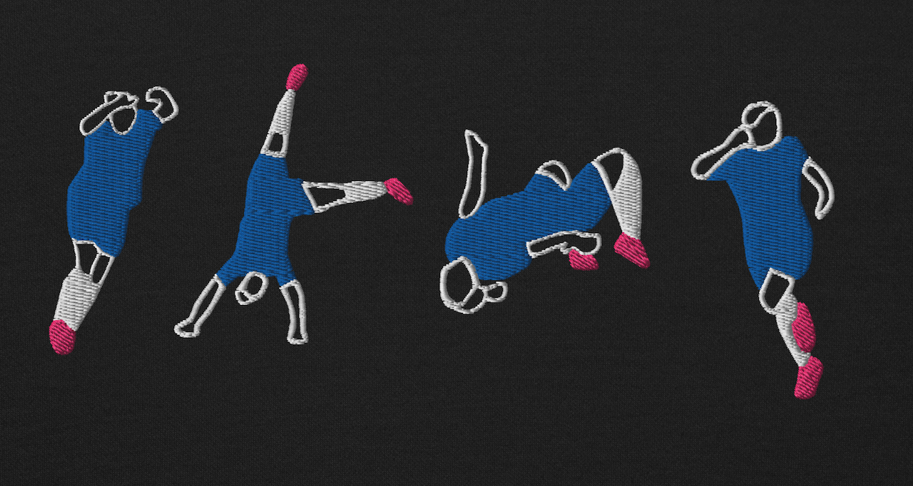 Sam Kerr Backflip Celebration | Chelsea | Embroidery | Sweatshirt