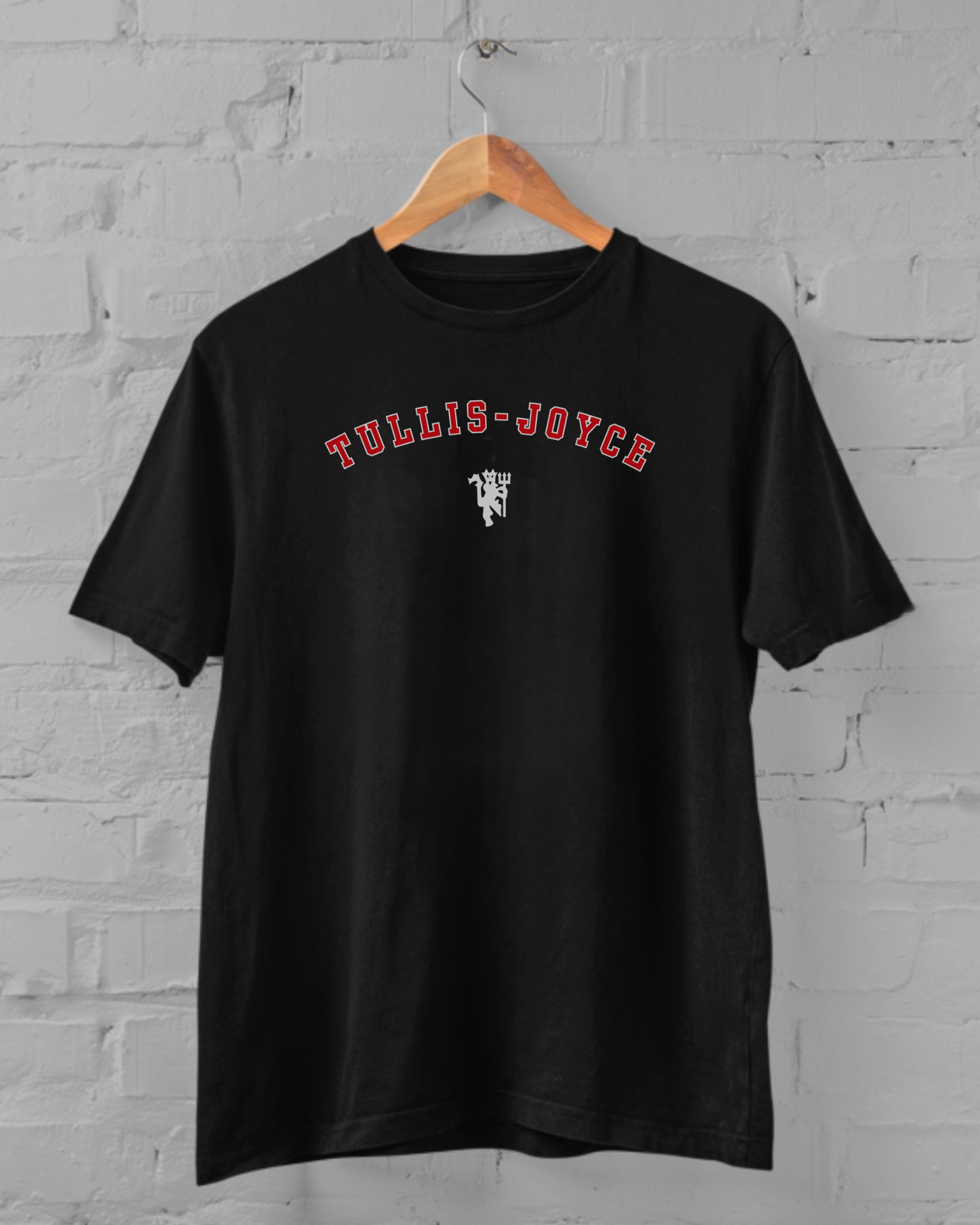 Phallon Tullis-Joyce | Manchester United | Black Print | Organic Cotton Unisex T-shirt