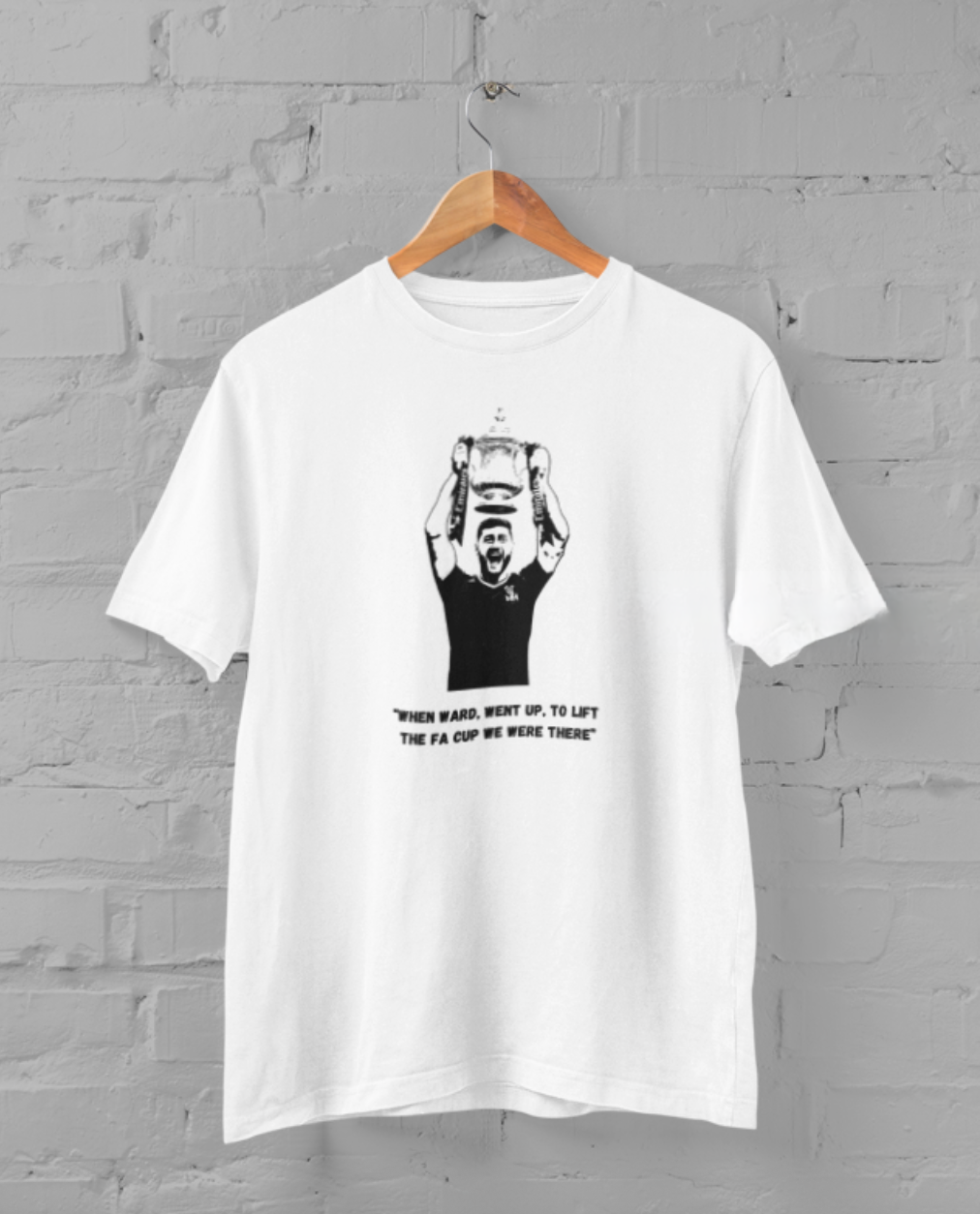 Joel Ward FA Cup | Crystal Palace | Print | Organic Cotton T-shirt