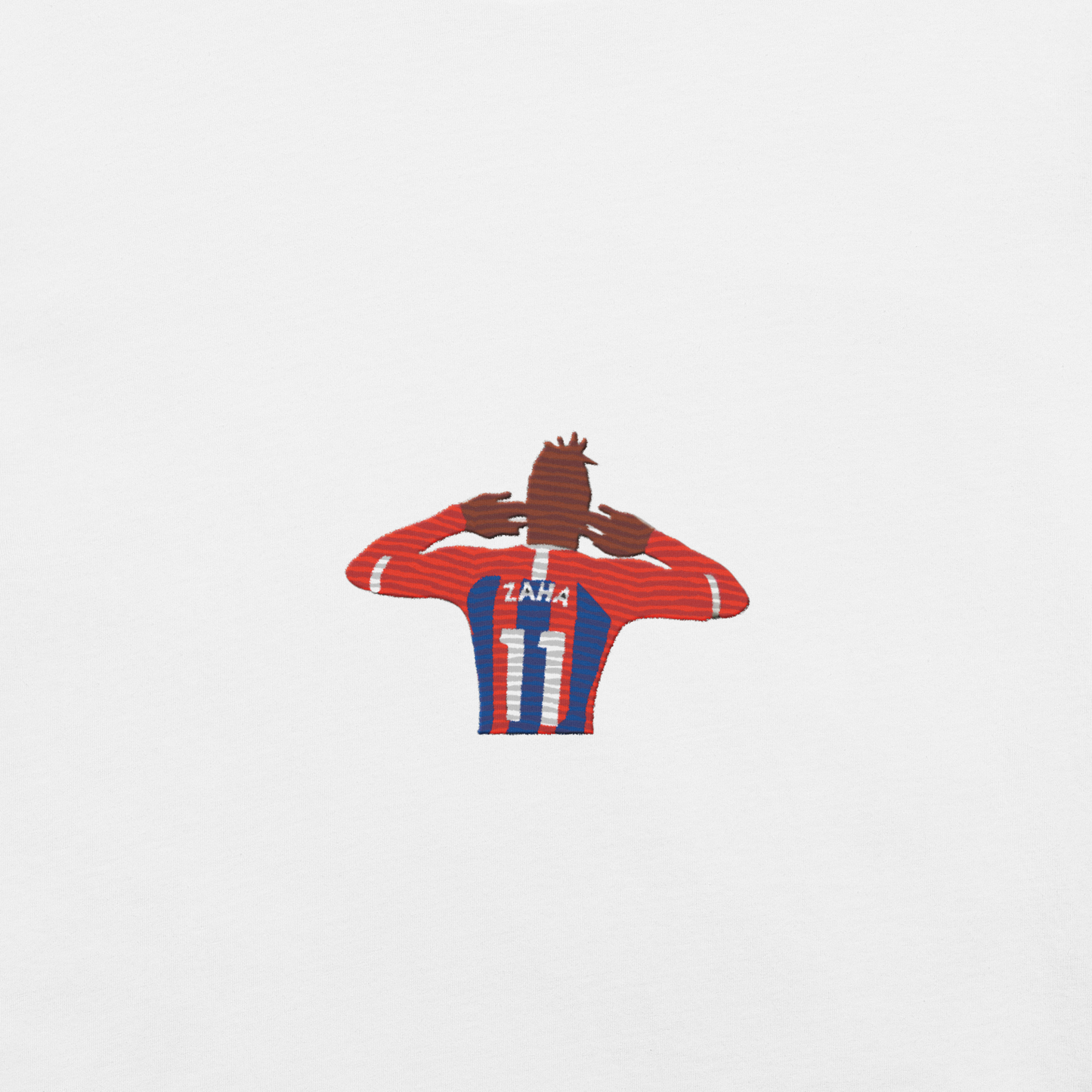Wilfried Zaha | Crystal Palace | Embroidery | Organic Cotton T-shirt