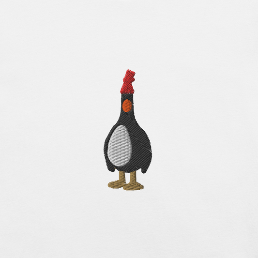 Feathers McGraw | Film & TV | Embroidery | Organic Cotton T-shirt