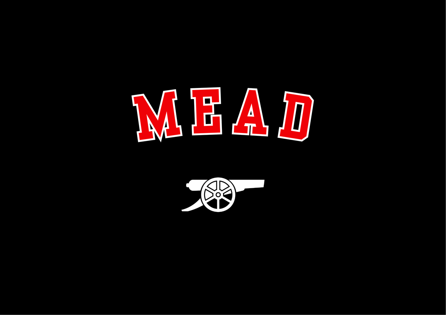 Beth Mead | Arsenal | Print | Organic Cotton Unisex Black T-shirt