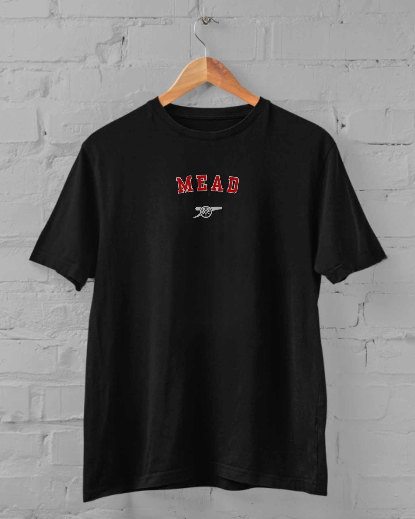 Beth Mead | Arsenal | Print | Organic Cotton Unisex Black T-shirt