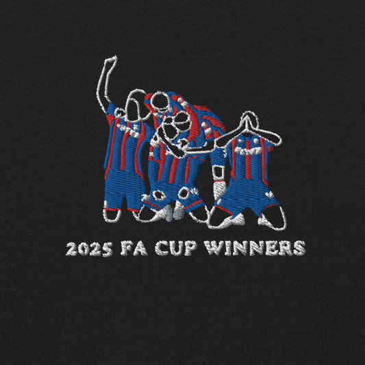 Crystal Palace 2025 FA Cup Winners | Embroidery | Sweatshirt