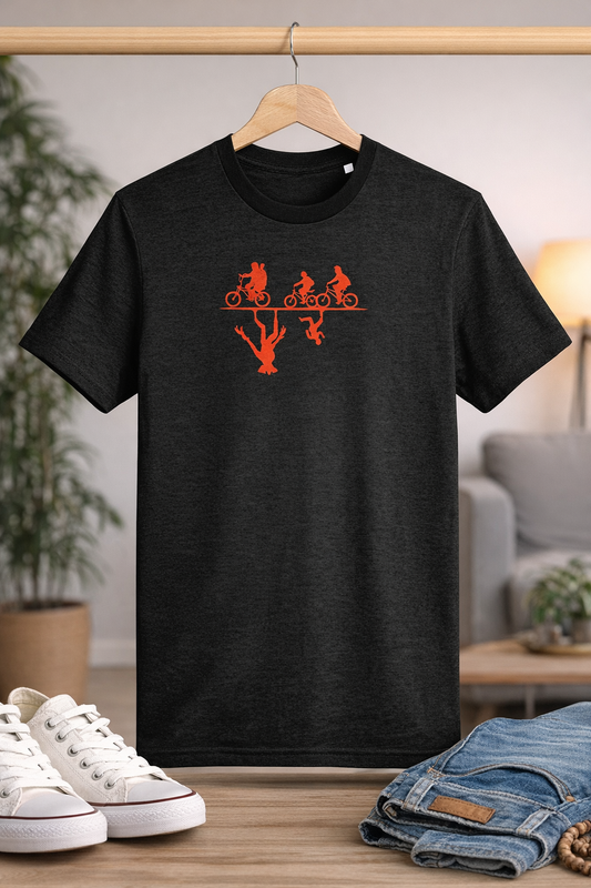The Gang | Stranger Things | Print | Organic Cotton Unisex T-shirt