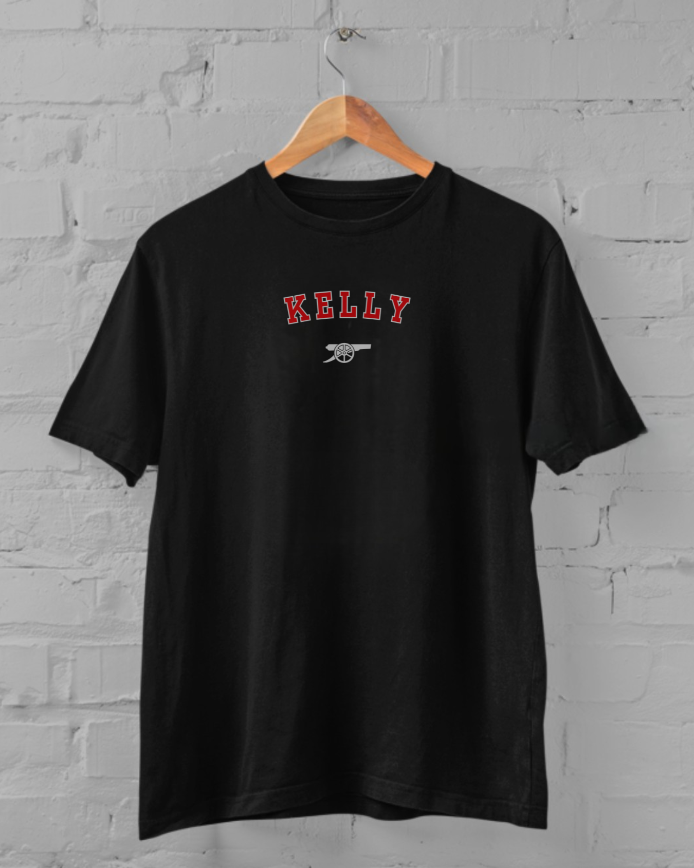 Chloe Kelly | Arsenal | Print | Organic Cotton Unisex Black T-shirt