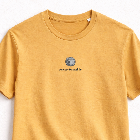 Harry Styles “Occasionally” Disco Ball Print T-Shirt | Organic Nispero T-shirt