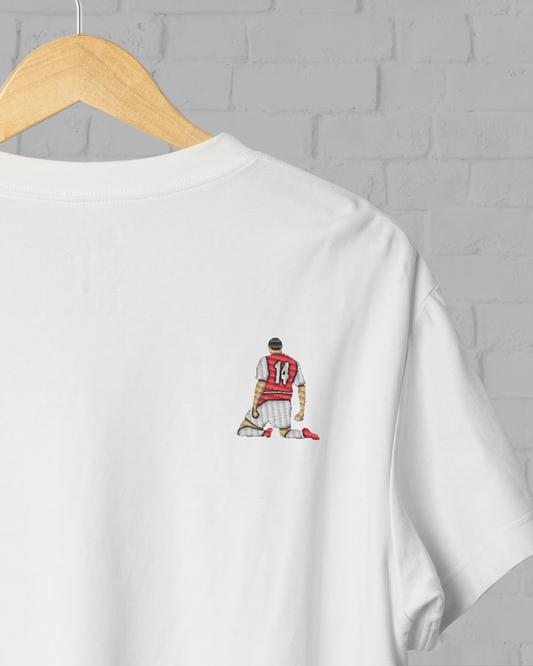 Thierry Henry | Arsenal | Embroidery | Organic Cotton T-shirt