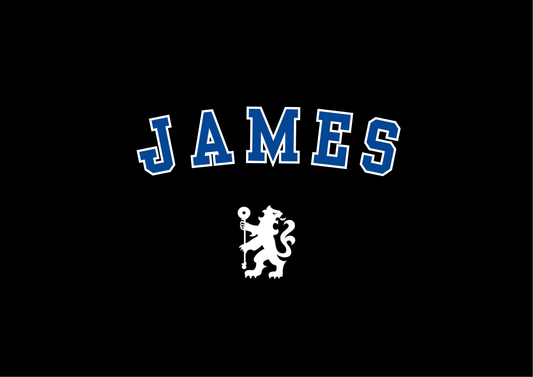 Lauren James | Chelsea | Print | Organic Cotton Unisex Black T-shirt
