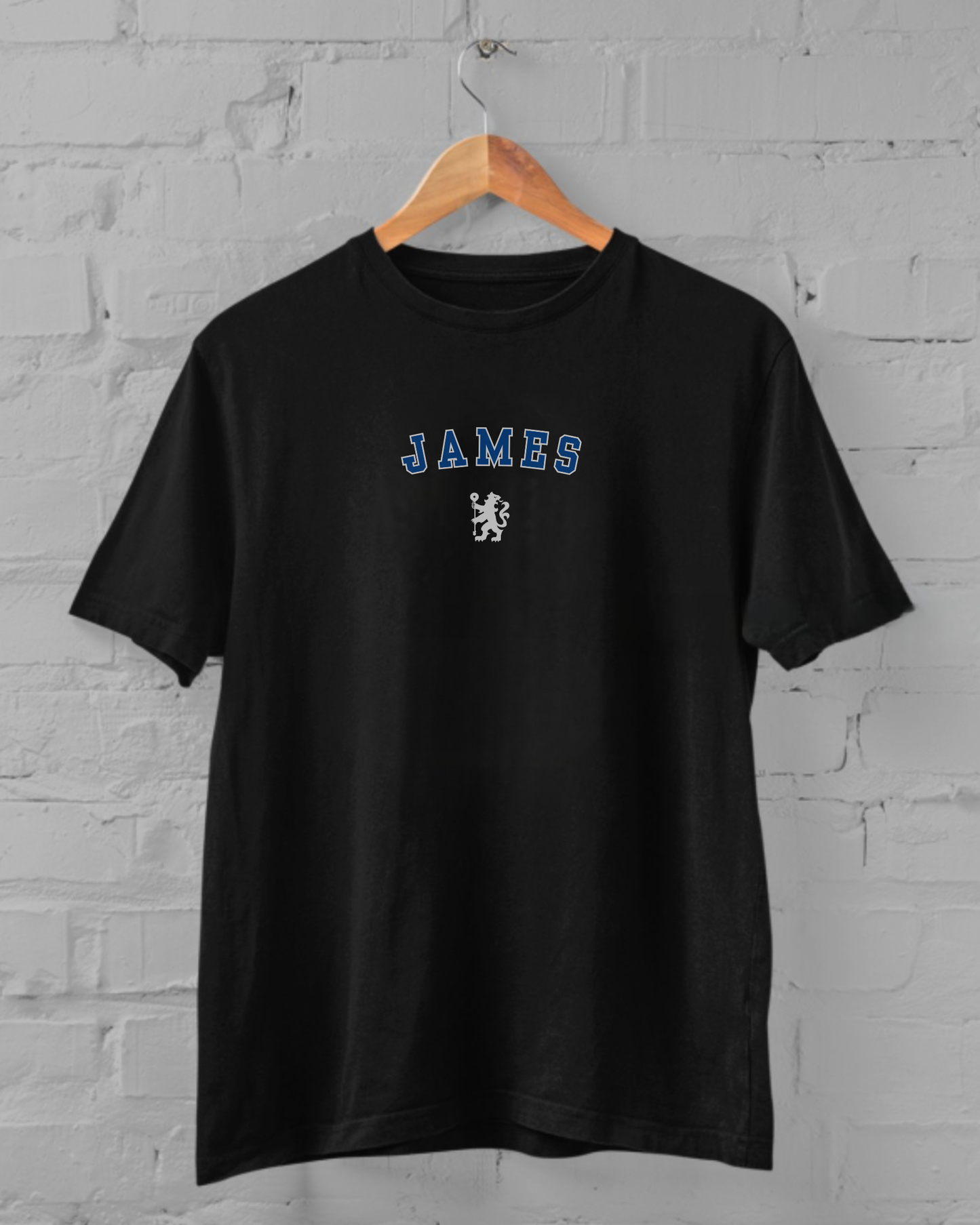Lauren James | Chelsea | Print | Organic Cotton Unisex Black T-shirt