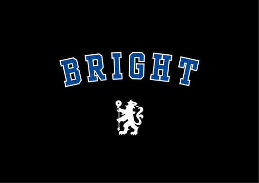 Millie Bright | Chelsea | Print | Organic Cotton Unisex Black T-shirt