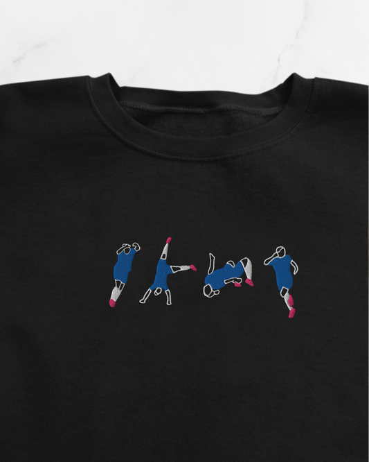 Sam Kerr Backflip Celebration | Chelsea | Embroidery | Sweatshirt