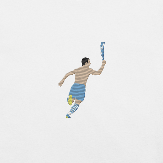 Sergio Agüero | Manchester City | Embroidery | Organic Cotton T-shirt