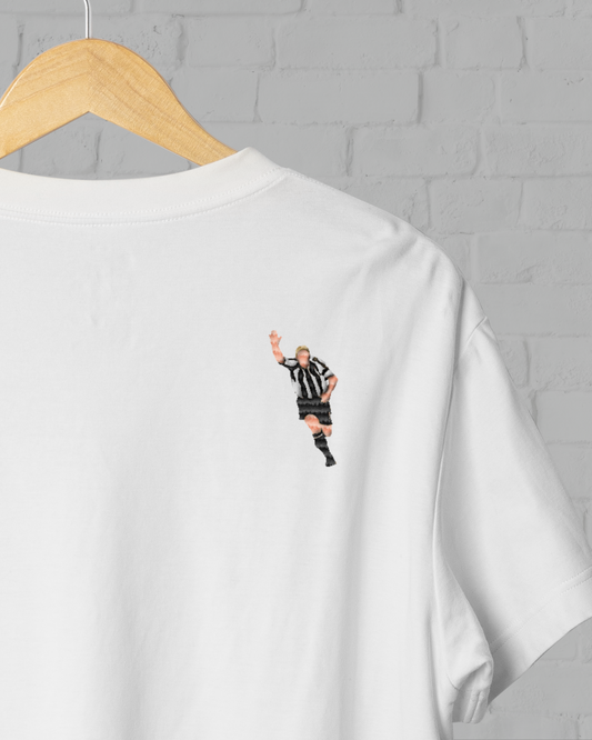 Alan Shearer | Newcastle United | Embroidery | Organic Cotton T-shirt