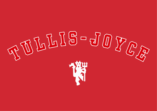 Phallon Tullis-Joyce | Manchester United | Red Print | Organic Cotton Unisex T-shirt