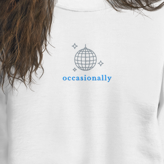 Occasionally Disco Ball Embroidered Sweatshirt | Harry Styles Inspired