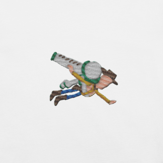 Falling with Style | Unisex | Embroidery | Organic Cotton T-shirt